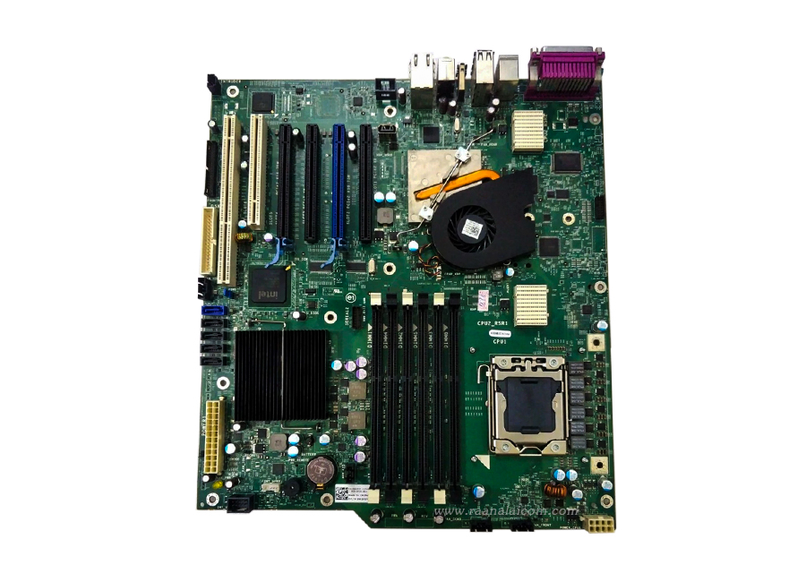 เมนบอร์ด Dell Precision T5500 Original ราคา พิเศษ Mainboard Dell T5500 Motherboard Dell Precision T5500 CRH6C ตรงรุ่น
