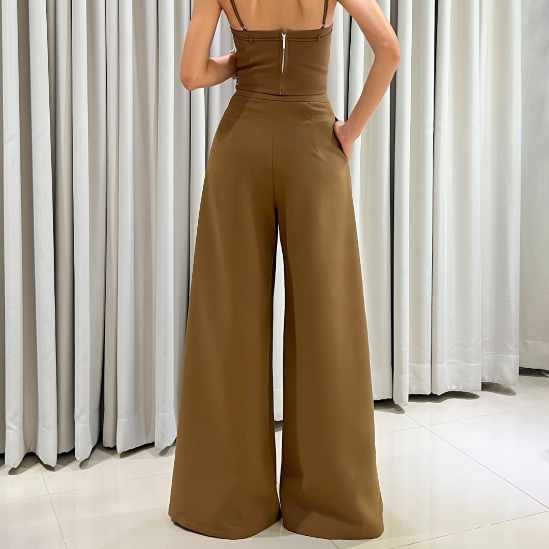 Lism P-037 High-Class Wide Leg Pants กางเกงขากว้างทรงหรู