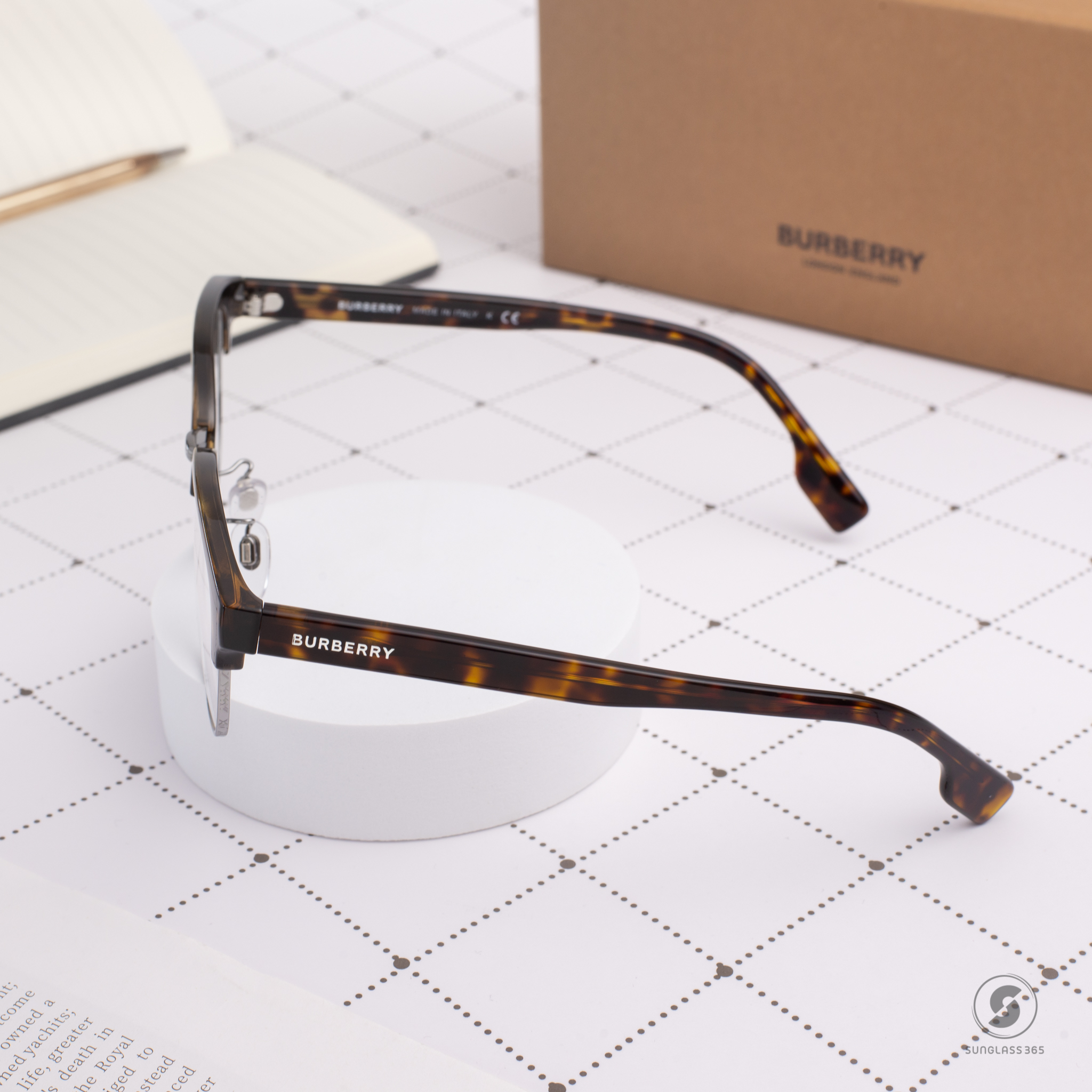 BURBERRY BE2351D 3316 Light Havana