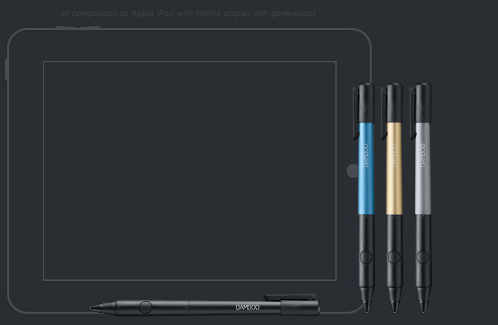 Bamboo Stylus Fineline 2 (Black)