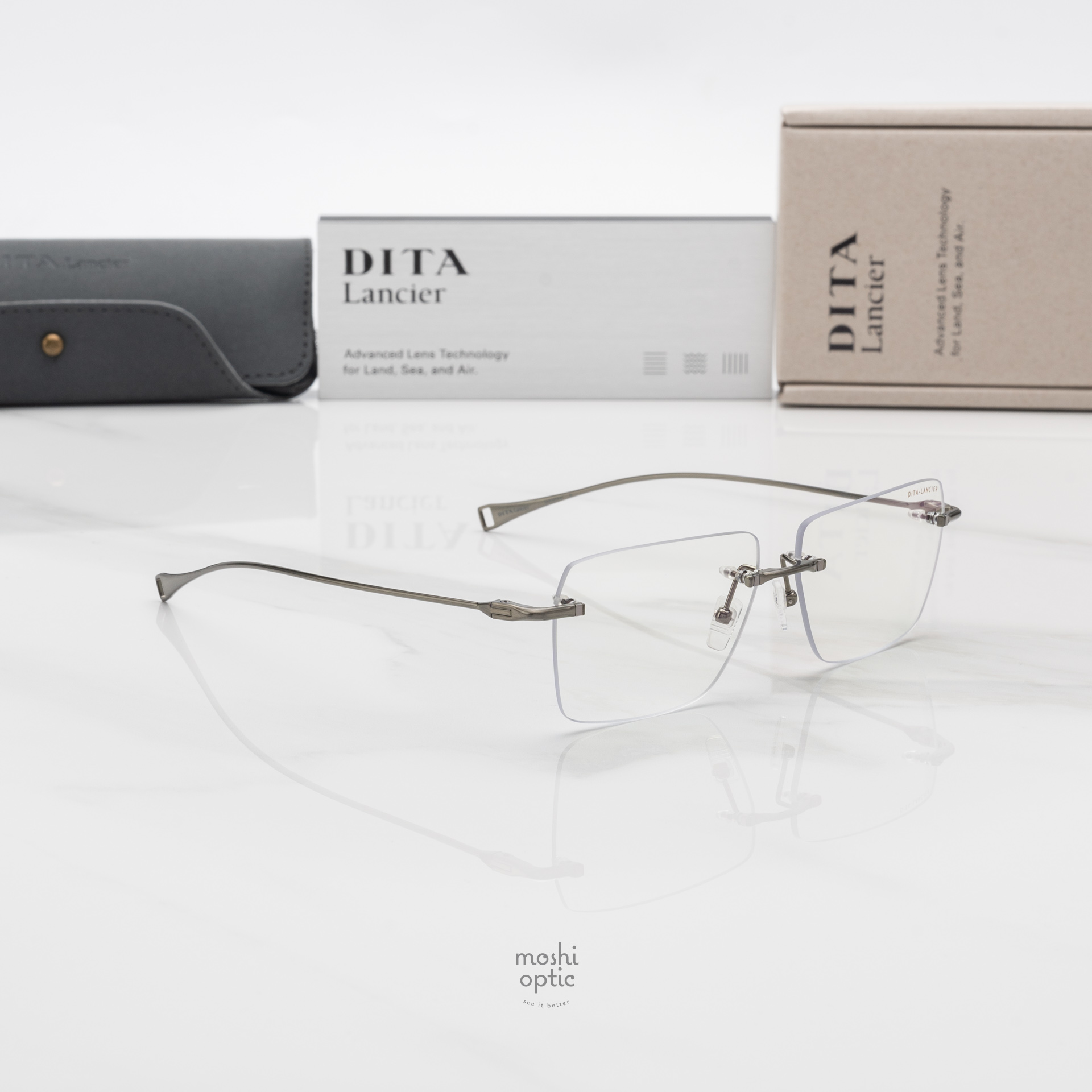แว่นสายตา DITA LANCIER DLX129 A 02 with Blue Control Lens