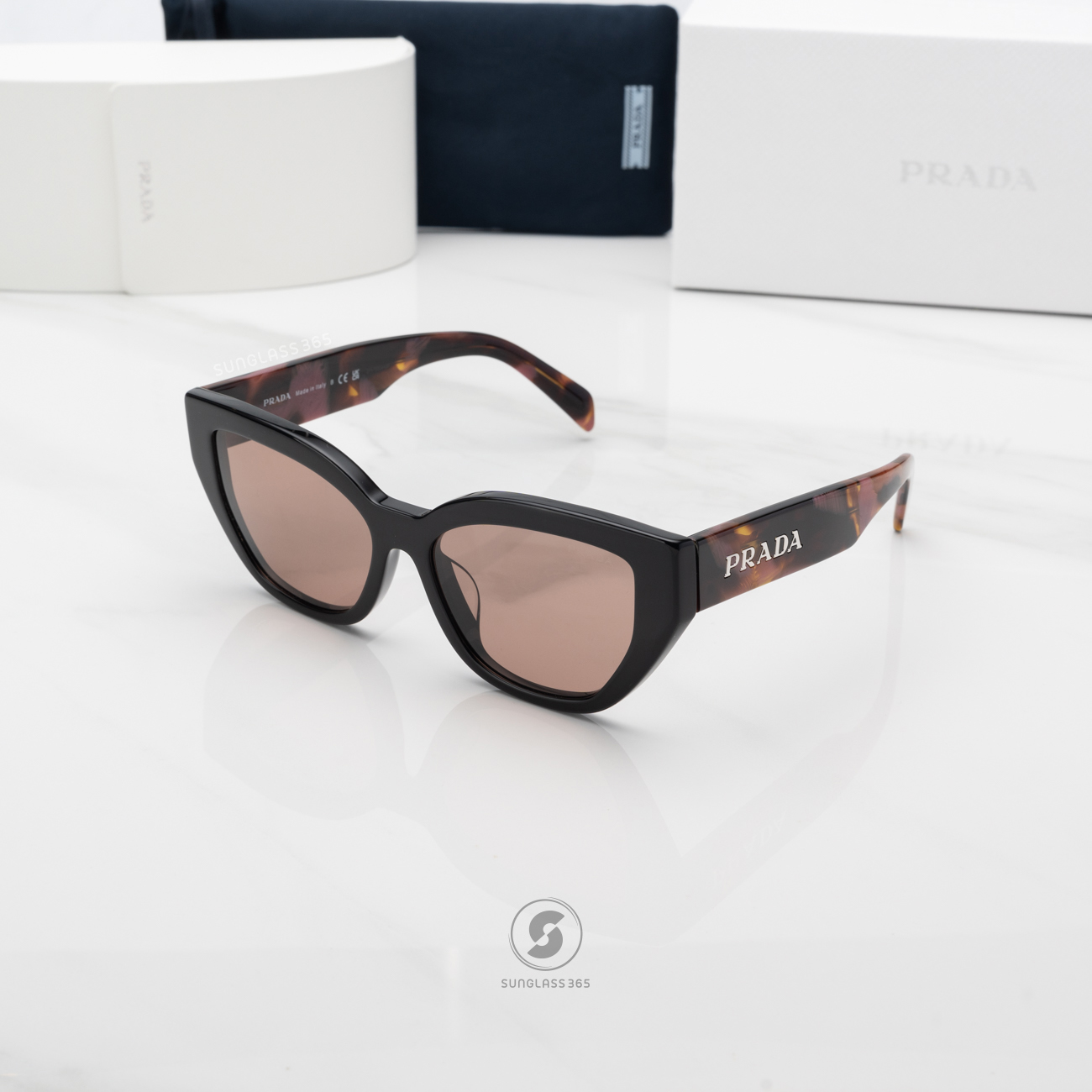 PRADA PRA09SF 12O10D Mahogany