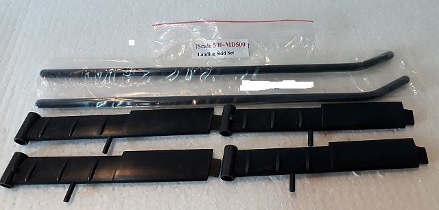 500-MD500 Cabon Fiber & Metal Landing Skid Set