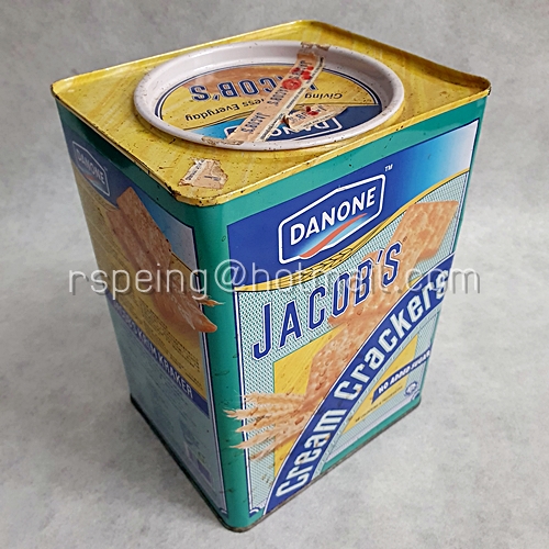 กล่องขนมปัง Danone Jacob's Cream Crackers