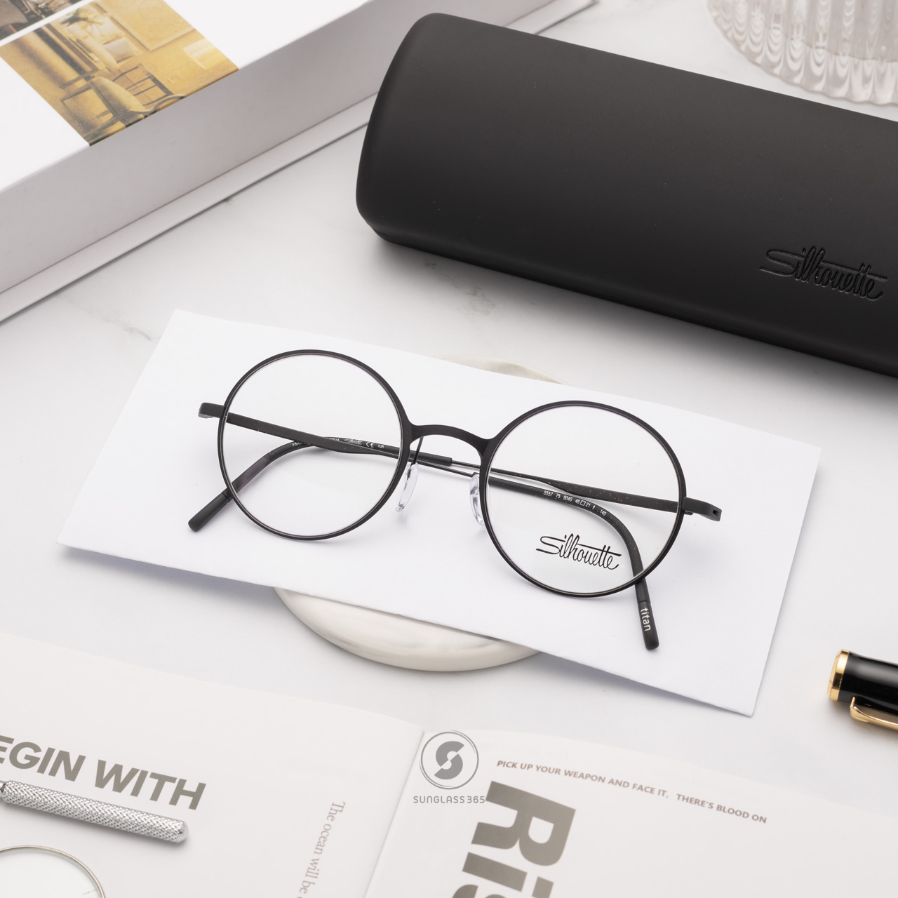 กรอบแว่น Silhouette Lite Wave Sil-5557 75 9040