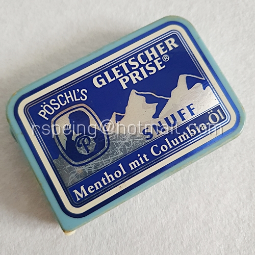 กล่องเปล่ายานัตถุ์ Pöschl: Gletscher Prise