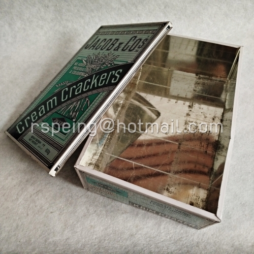 กล่องสังกะสีโบราณ Jacob & Co’s Cream Crackers