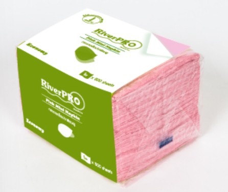 กระดาษเช็ดปาก RiverPro Mini Napkin สีชมพู