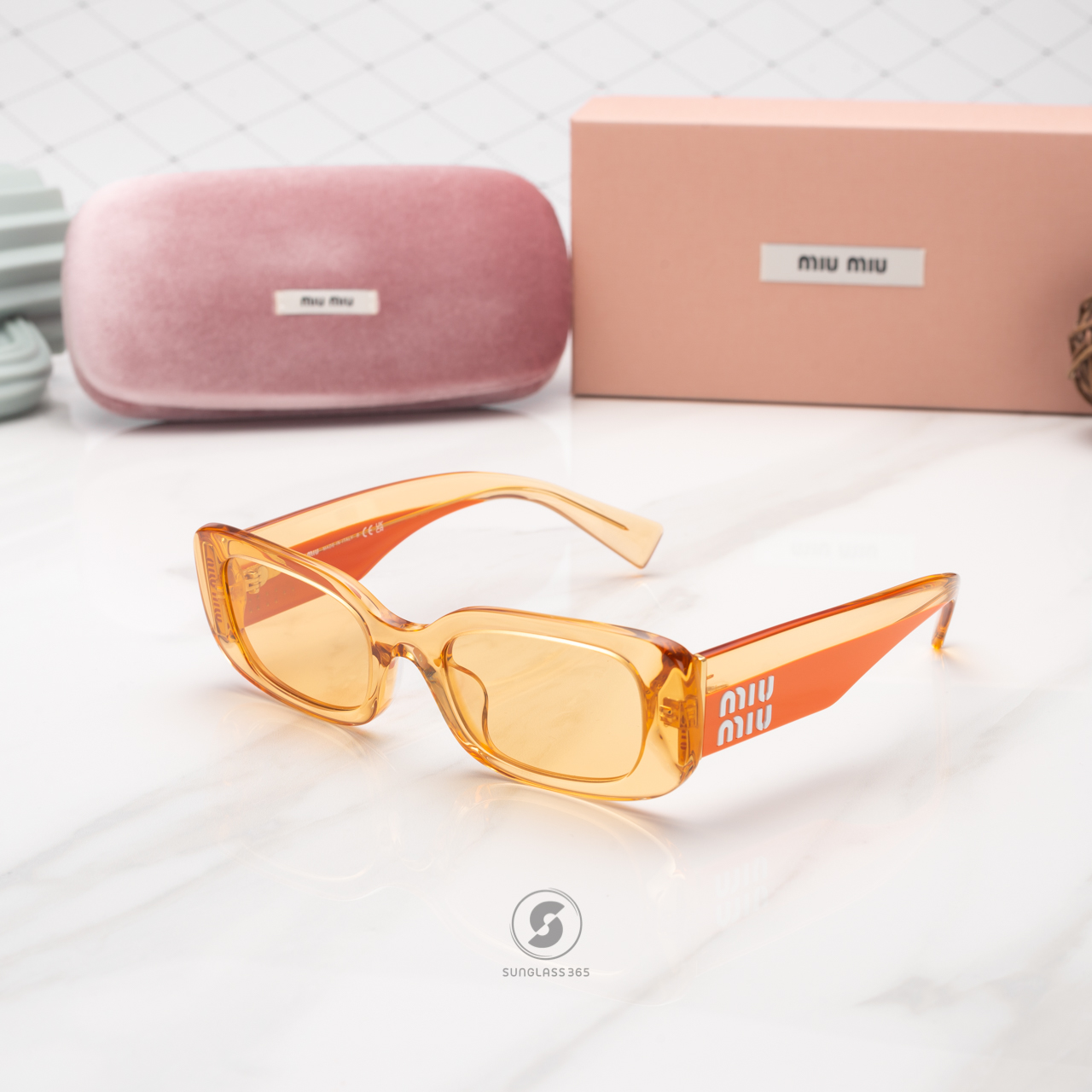 แว่นกันแดด Miu Miu MU08YS 12M10B