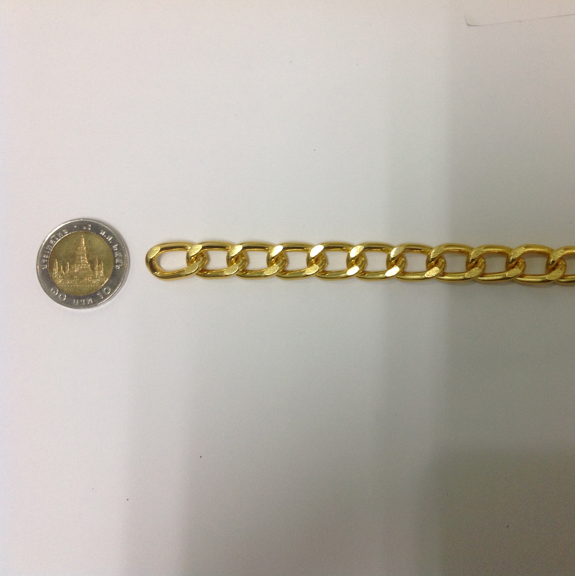 โซ่ตัดเหลี่ยม ทอง