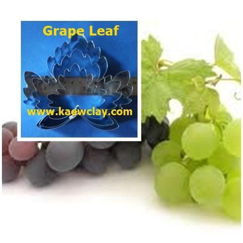 พิมพ์ตัดอลูมิเนียมใบองุ่น(Aluminum mold cutter Grape Leaf )