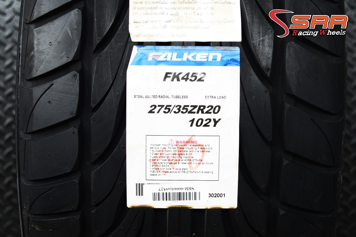 ยางเข้ามาใหม่ FALKEN FK452 275/35-20 ปี18 ราคาพิเศษ