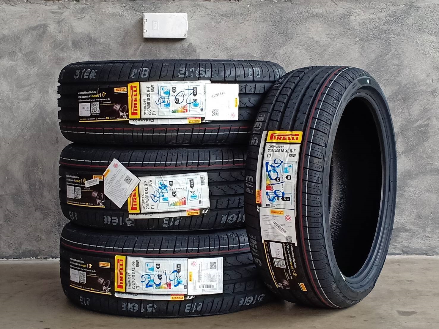 PIRELLI P7 R-F 205/40-18 ปี19 ราคาพิเศษ