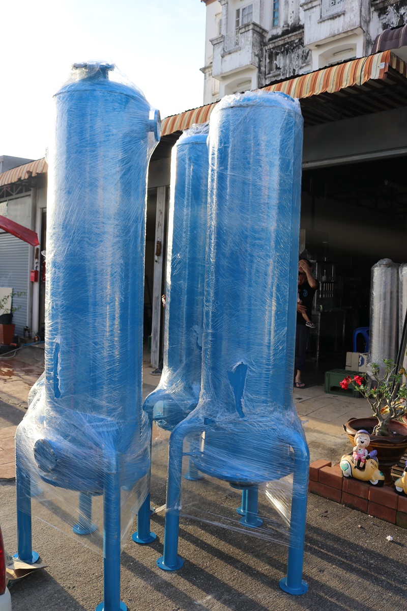 ถังกรองน้ำแบบเหล็ก สำหรับกรองน้ำบาดาลและประปา