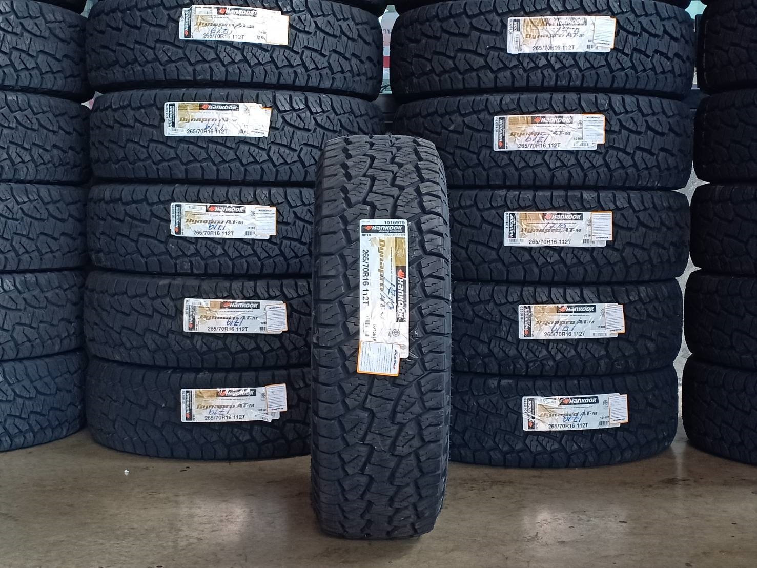 ยางมาใหม่ HANKOOK ATM 265/70-16 ปี19 ราคาถูกกว่าเดิม