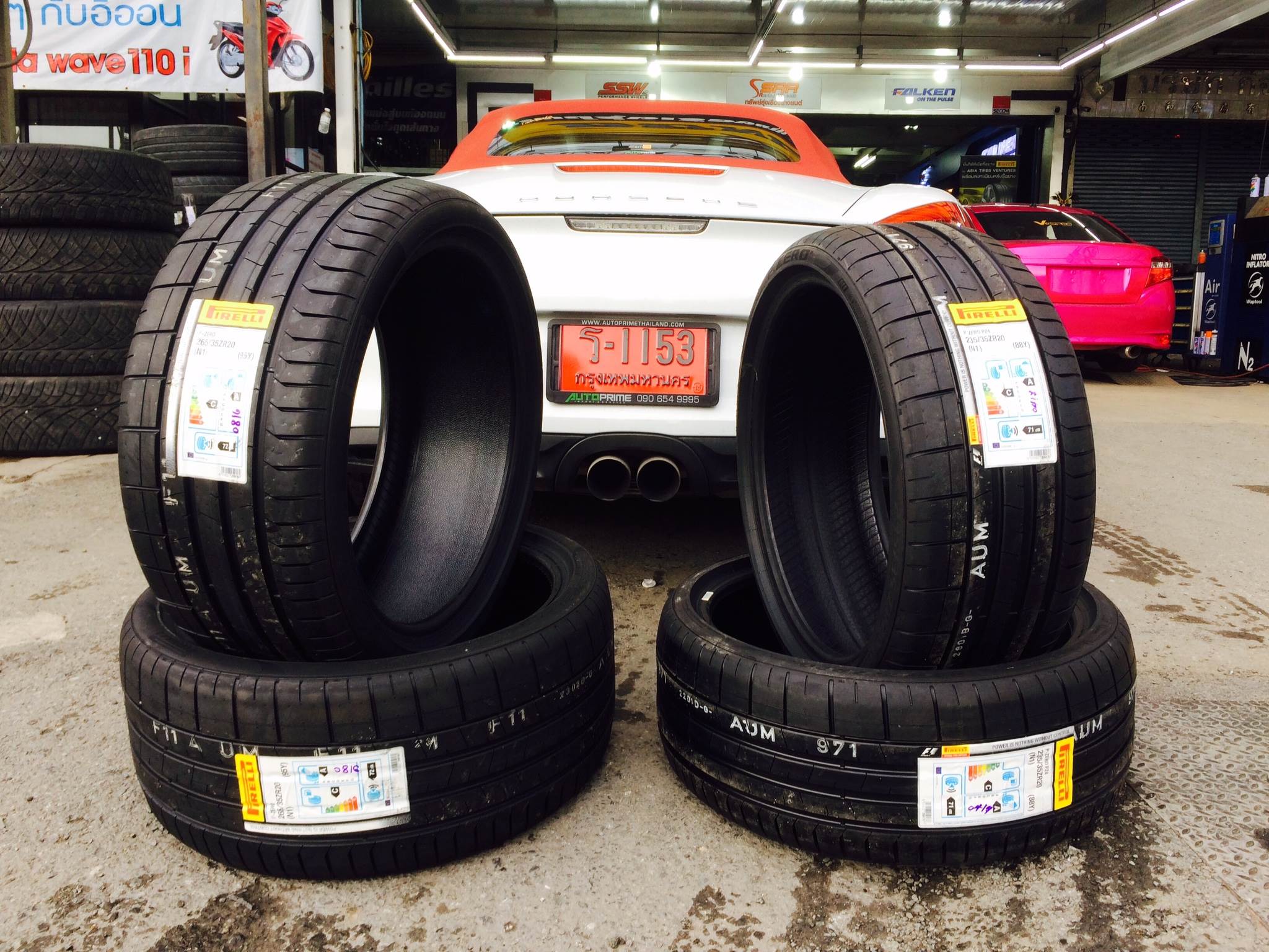 PIRELLI ขอบ20 ใส่ PORSCHE BOXSTER