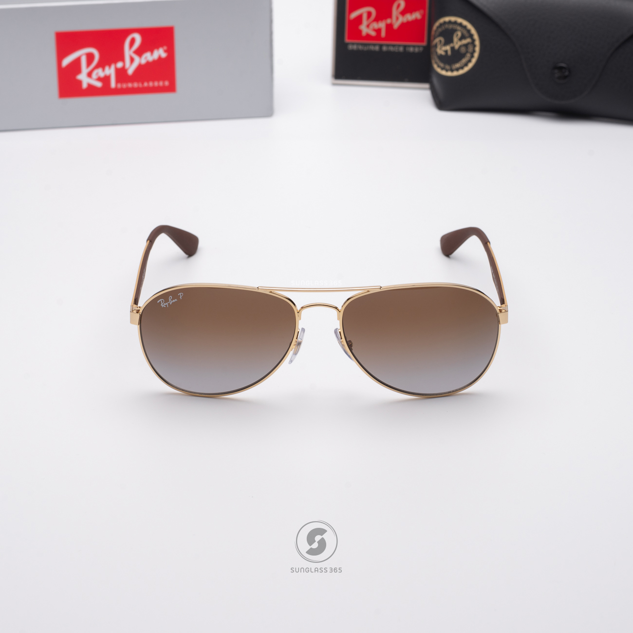 Ray Ban RB3549 001/T5 Gold Gradient Polarized