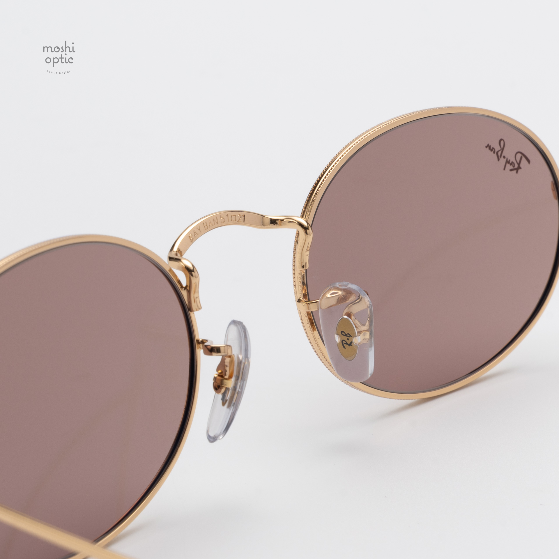 RayBan RB3547 Oval 001/1A Gold