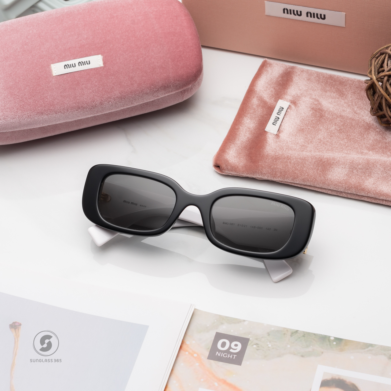 แว่นกันแดด Miu Miu MU08YS 1AB5S0