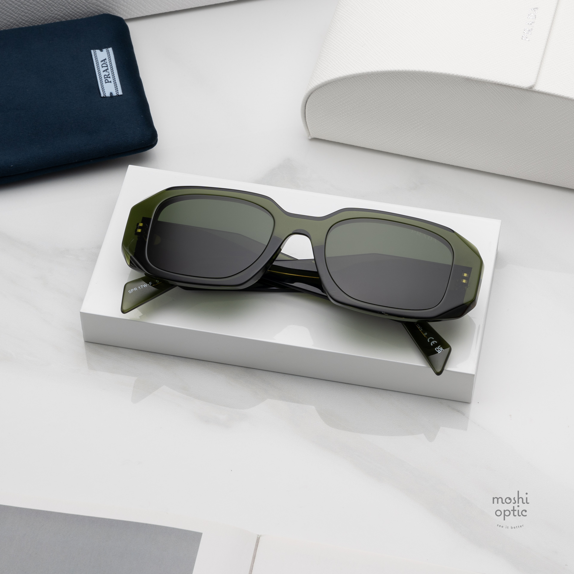 PRADA Symbole PR17WSF 19Z1I0 Transparent Bottle