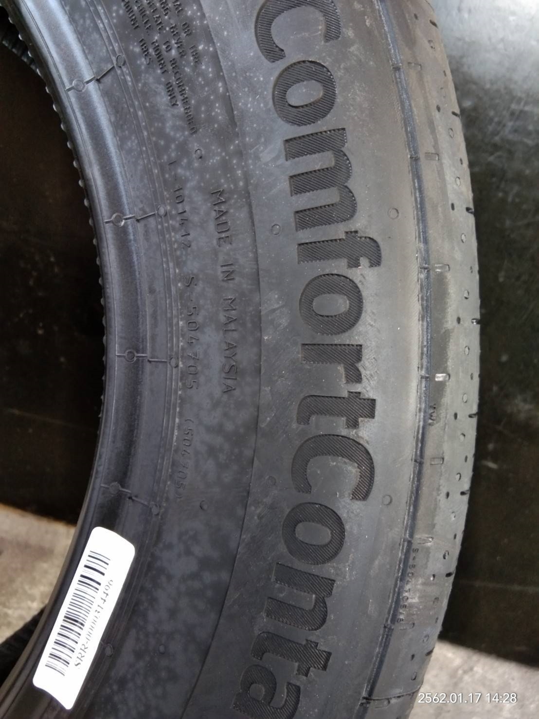 CONTINENTAL 195/60R15 CONTACT CC6 เส้น 2900 ซื้อ2แถม2 จ่าย 5800 ได้ 4เส้น ยางปี18