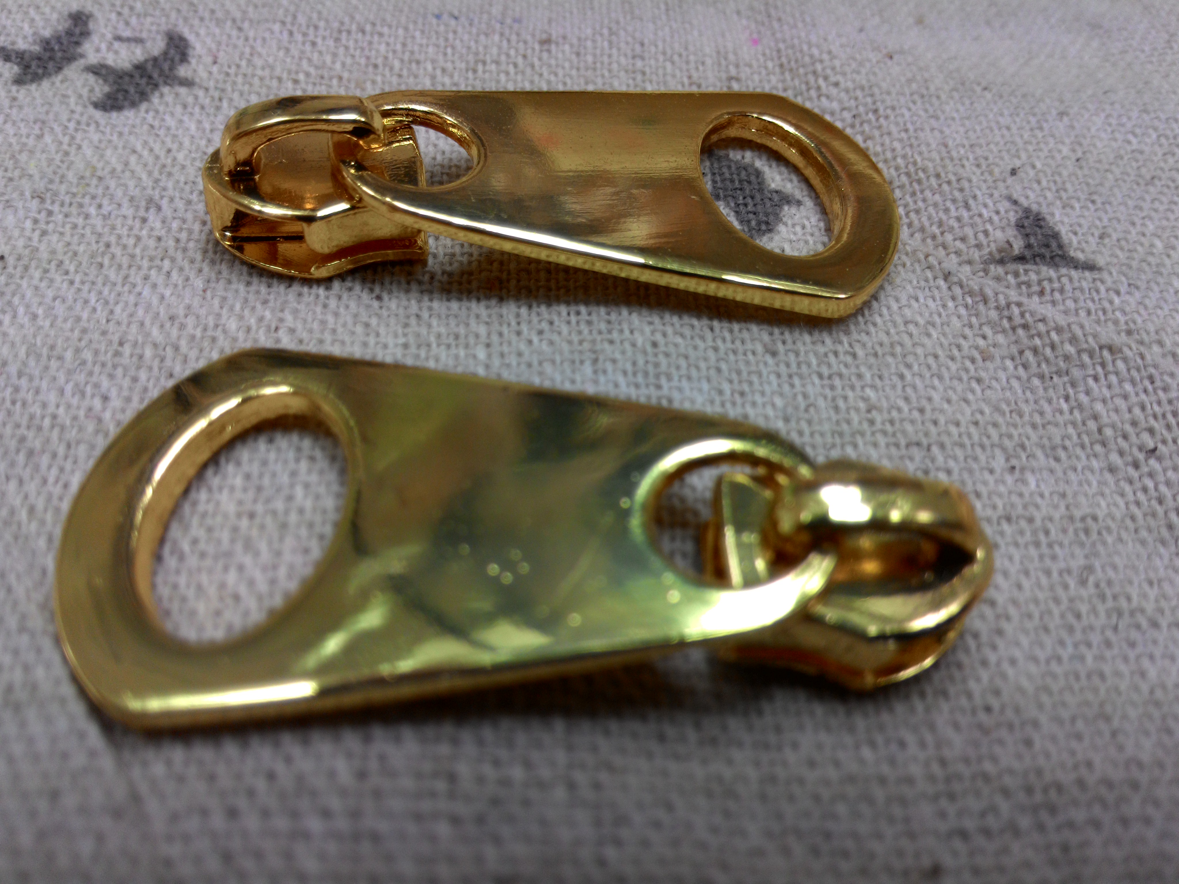 หัวซิบฝาโค้ก ทอง