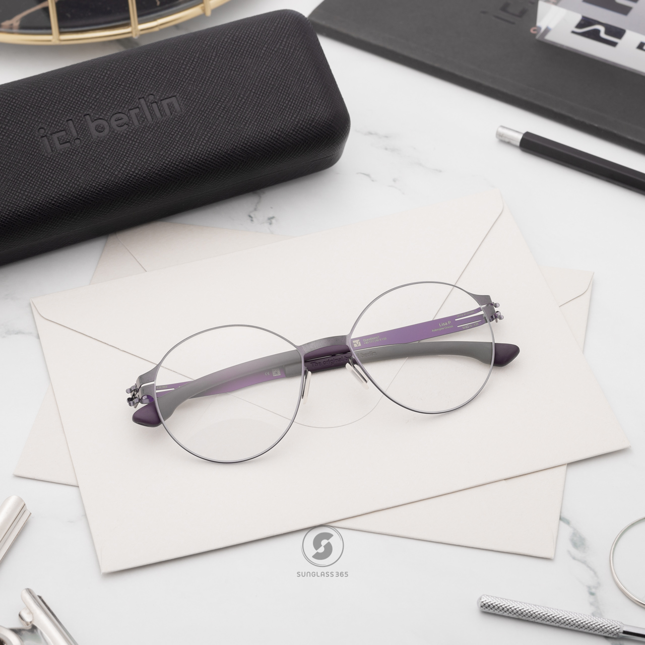 กรอบแว่น IC BERLIN Lisa P. Aubergine