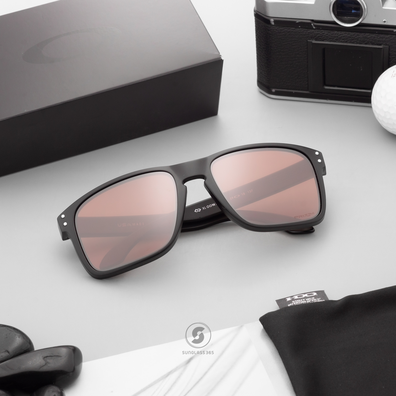 Oakley Holbrook XL OO9417-35 Matte Black Prizm Dark Golf