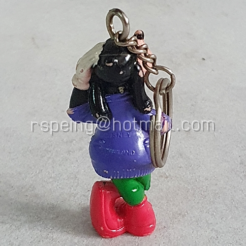 พวงกุญแจพลาสติก Goofy เขินอาย