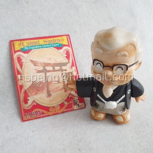 ฟิกเกอร์ Colonel Sanders The Legendary Chicken Expert ชุดนานาชาติ : ญี่ปุ่น