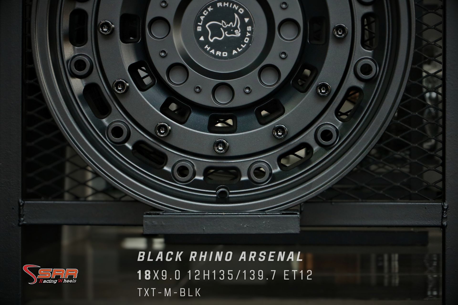 BLACK RHINO ARSENAL ขอบ18 6รู139.7 สีดำโหดๆ