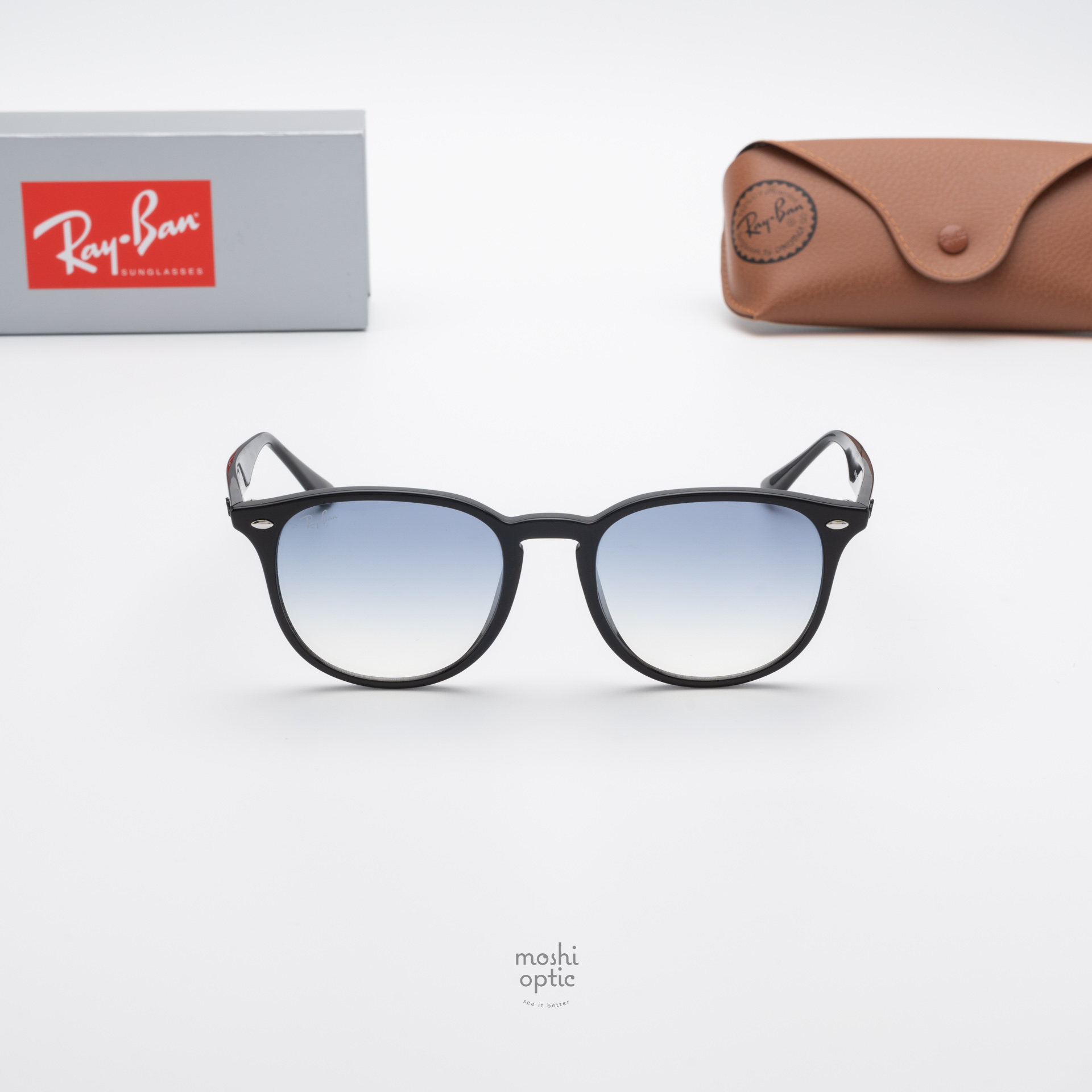 Ray Ban Round RB4259F 601/19 Black Blue Gradient