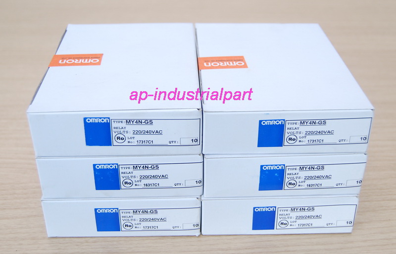 OMRON MY4N-GS RELAY 220 V AC กล่องละ 10 ตัว สินค้าใหม่
