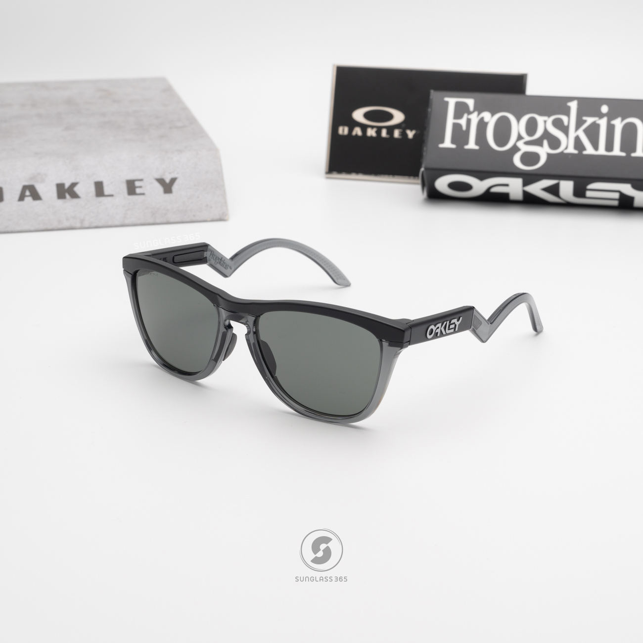 OAKLEY Frogskins Hybrid OO9289-07 Matte Black Prizm Grey