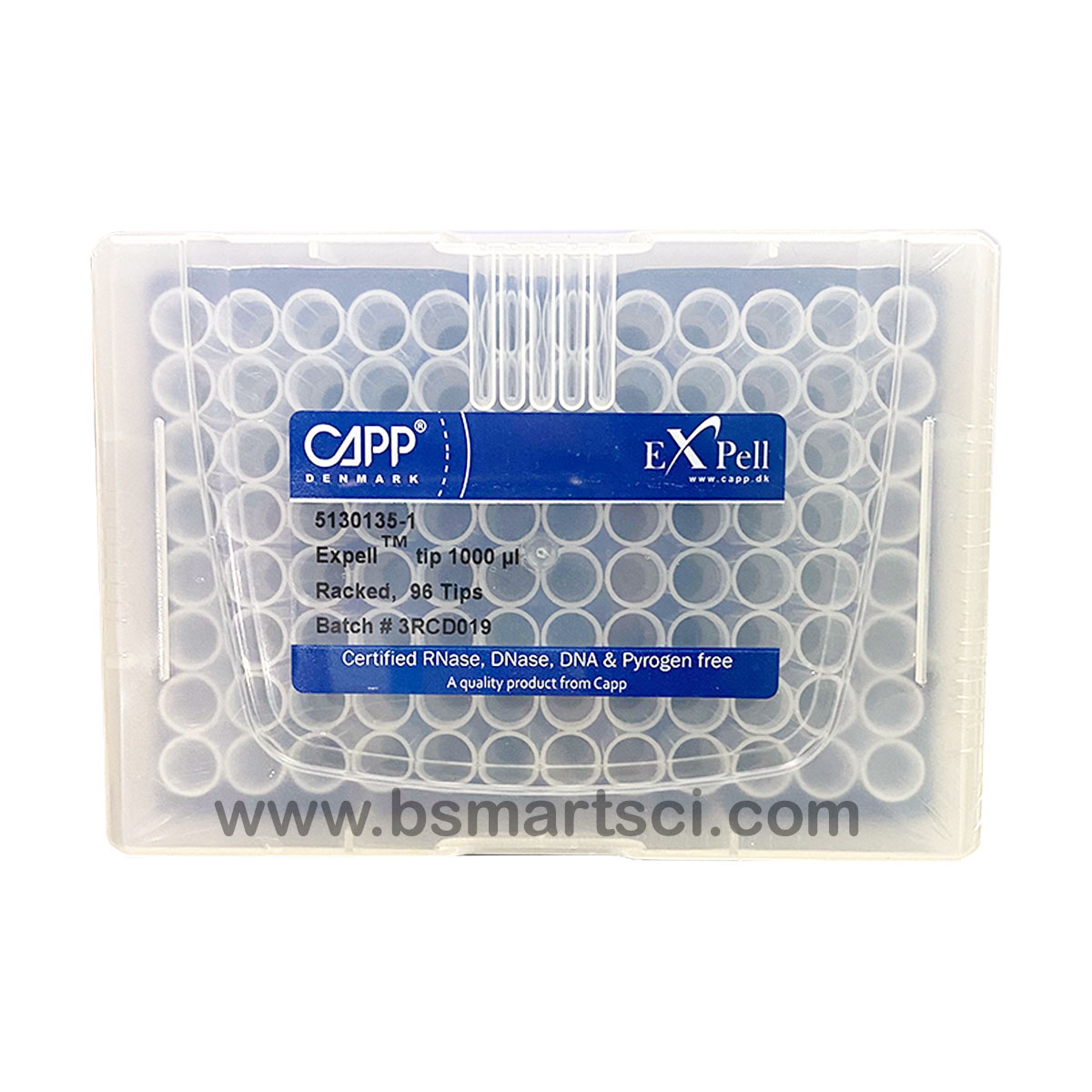 ปิเปตทิป Pipette Tips (Rack), CAPP