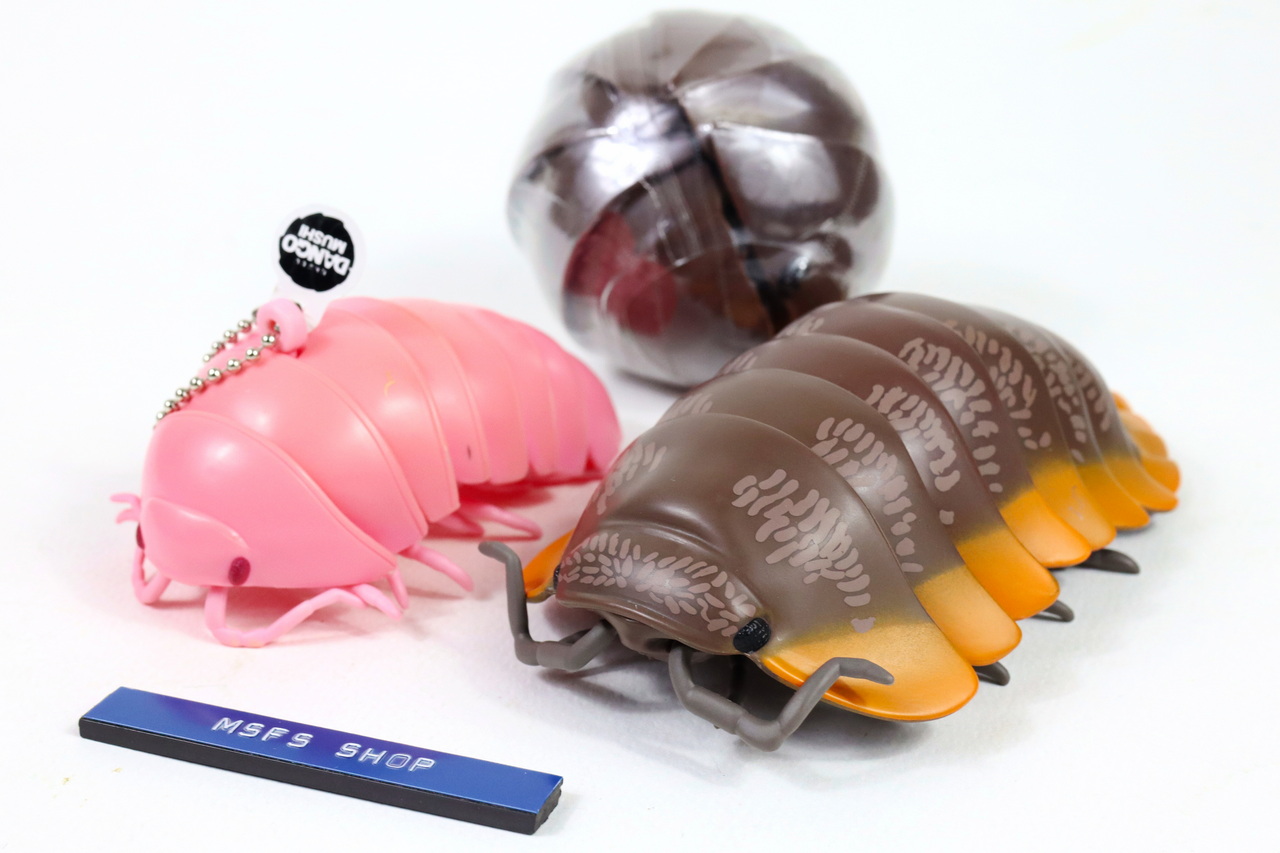 [มือสอง] Bandai Dango Mushi Isopod Gashapon ตัวใหญ่ 2 ตัว แถม 1 ตัวเล็ก
