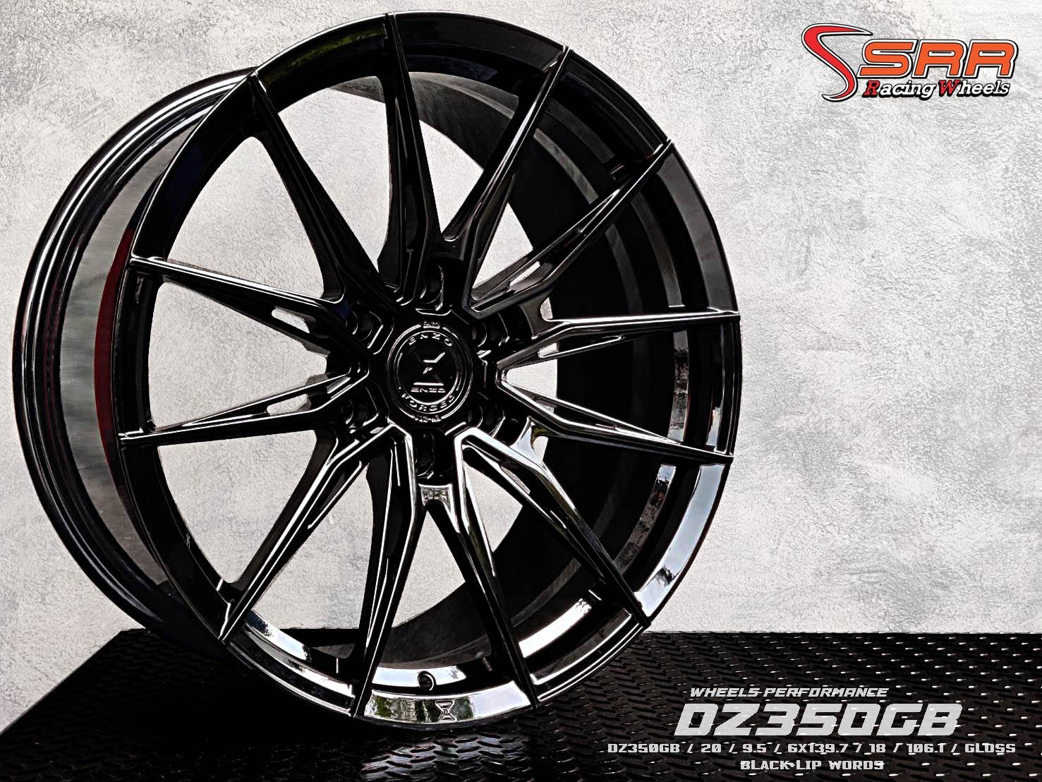 DZ350GB : ENZO 20x9.5 6H139.7 18 106.1 ดำเงา