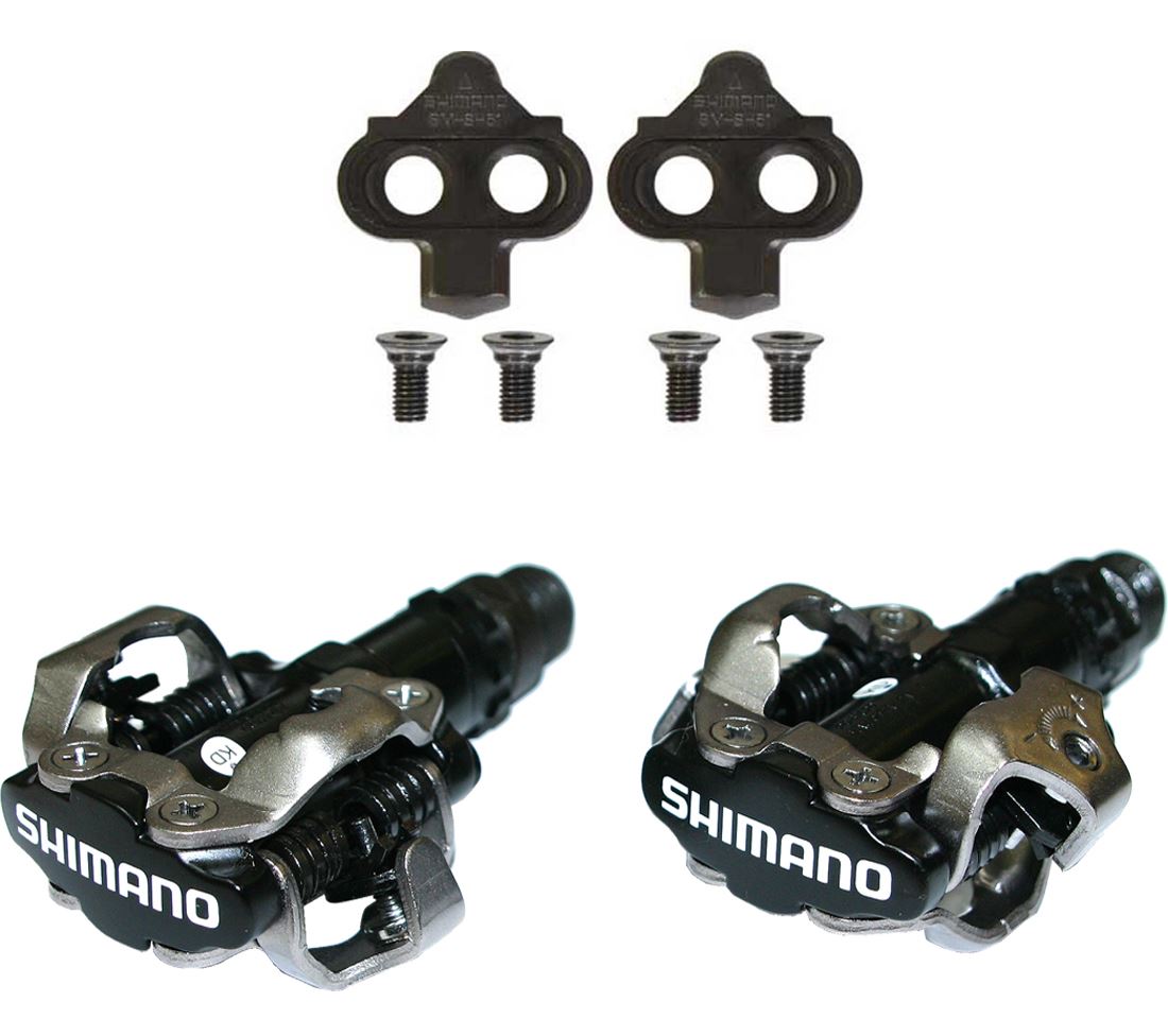 Shimano M520 บันไดเสือภูเขา สีดำ