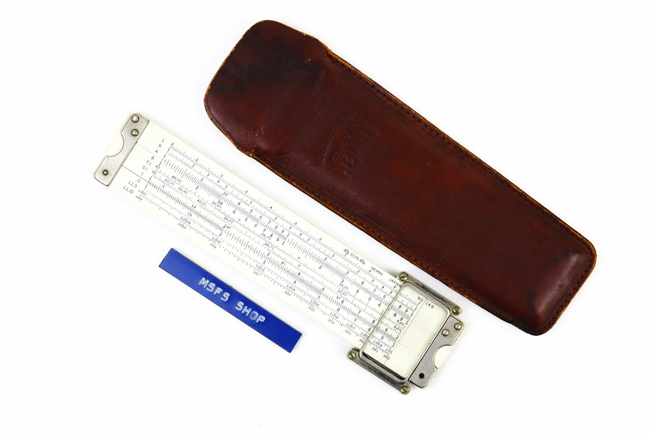 [Vintage] ไม้บรรทัดสูตร Slide Rule - Sunb Hemmi Japan No.149