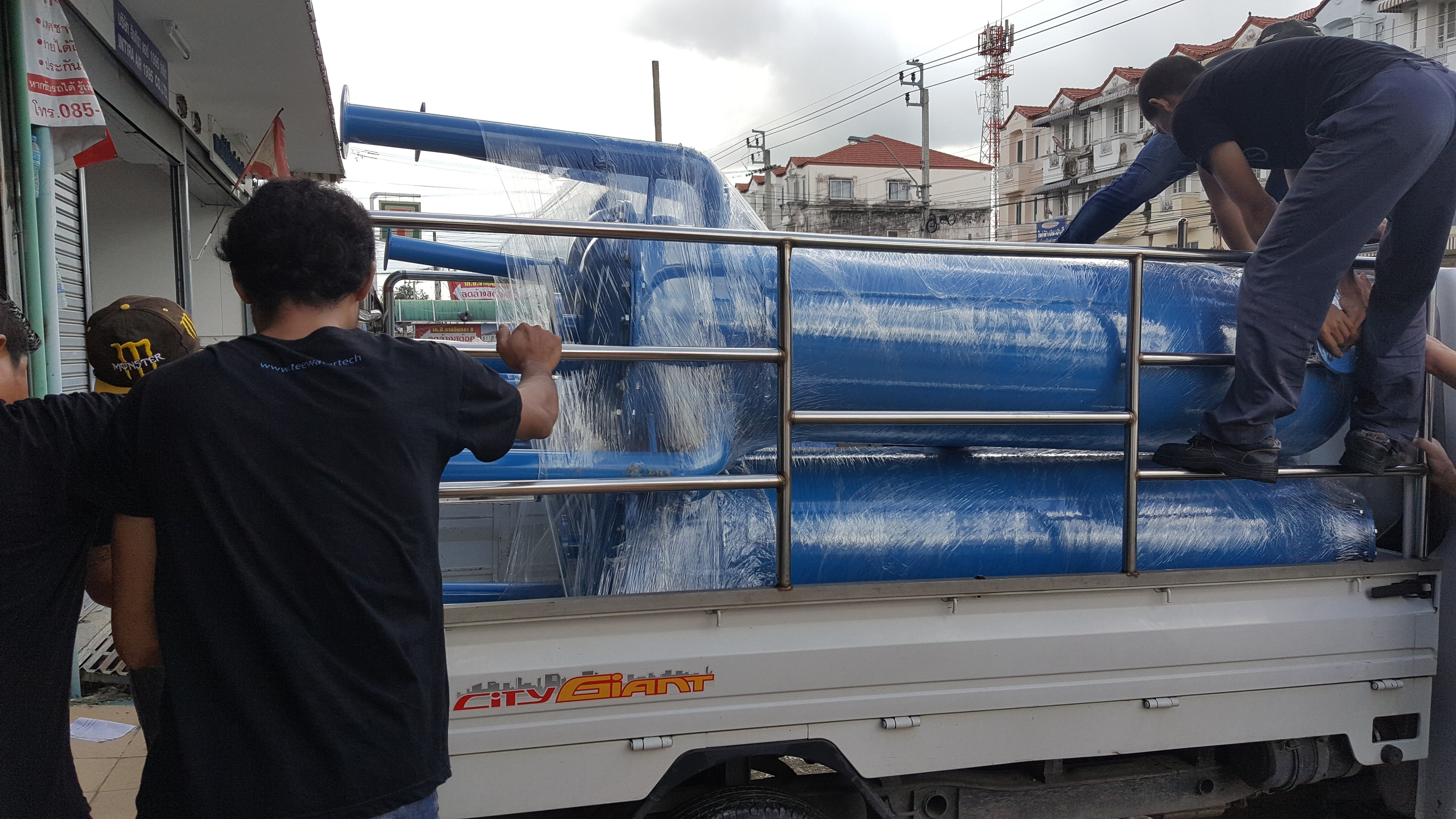 ถังกรองเหล็กขนาด28นิ้ว (70cm. x 150cm. x 4.5 mm.)