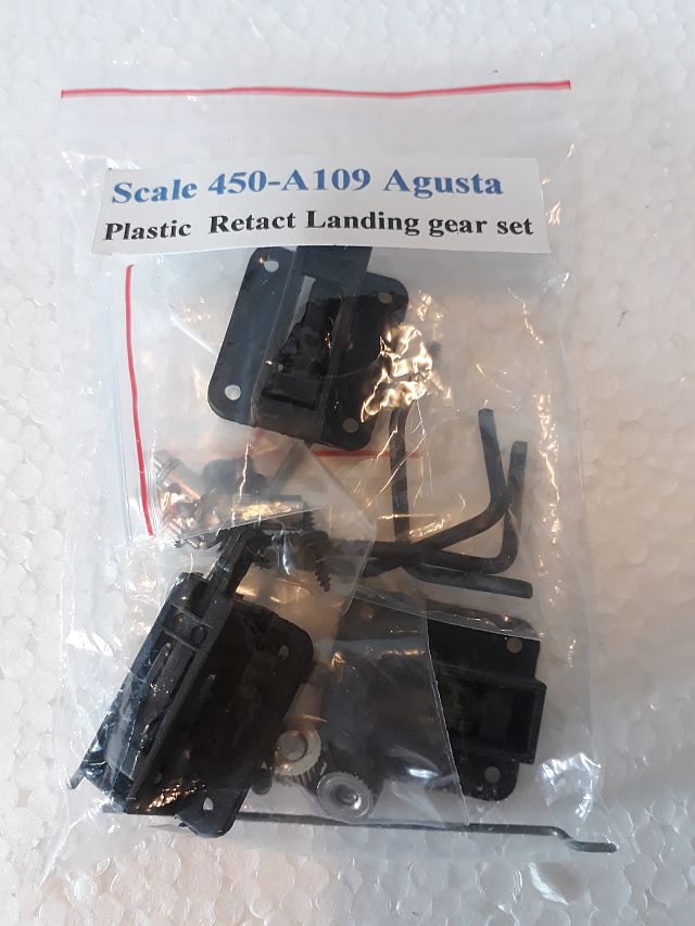 450-A109 Plastic Retact Landing Gear Set