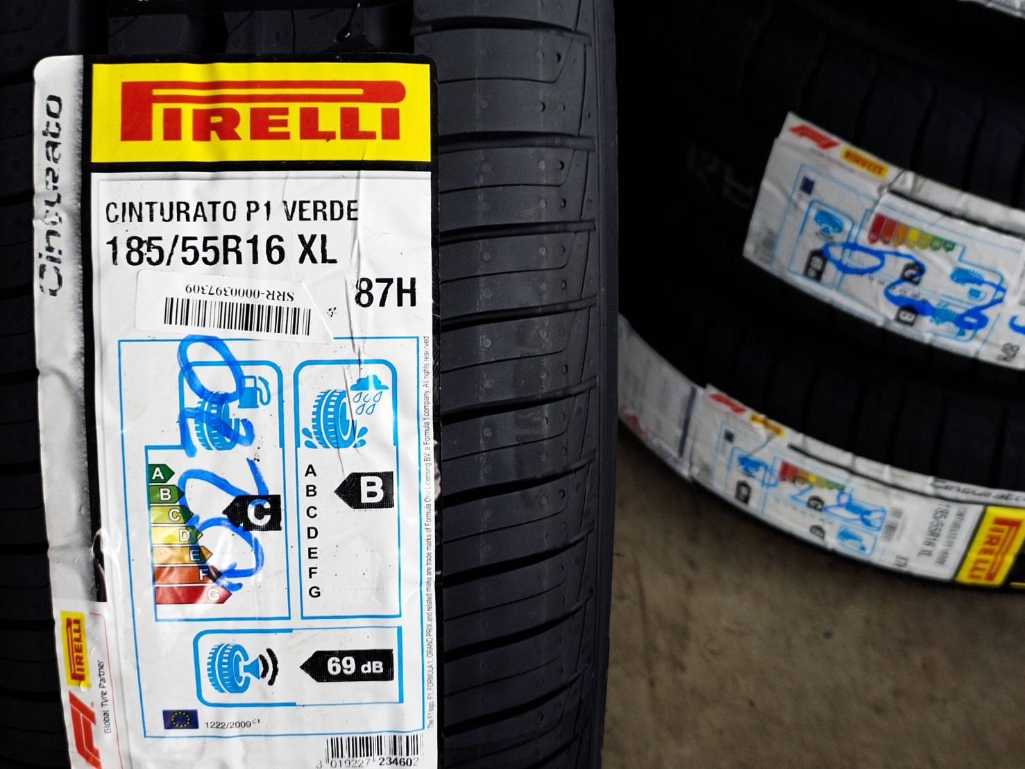 PIRELLI CINTURATO P1 VERDE 185/55R16