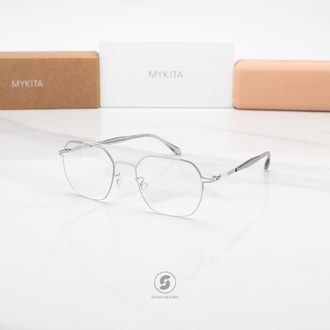 แว่นสายตา MYKITA ARLO C061 Shiny Silver