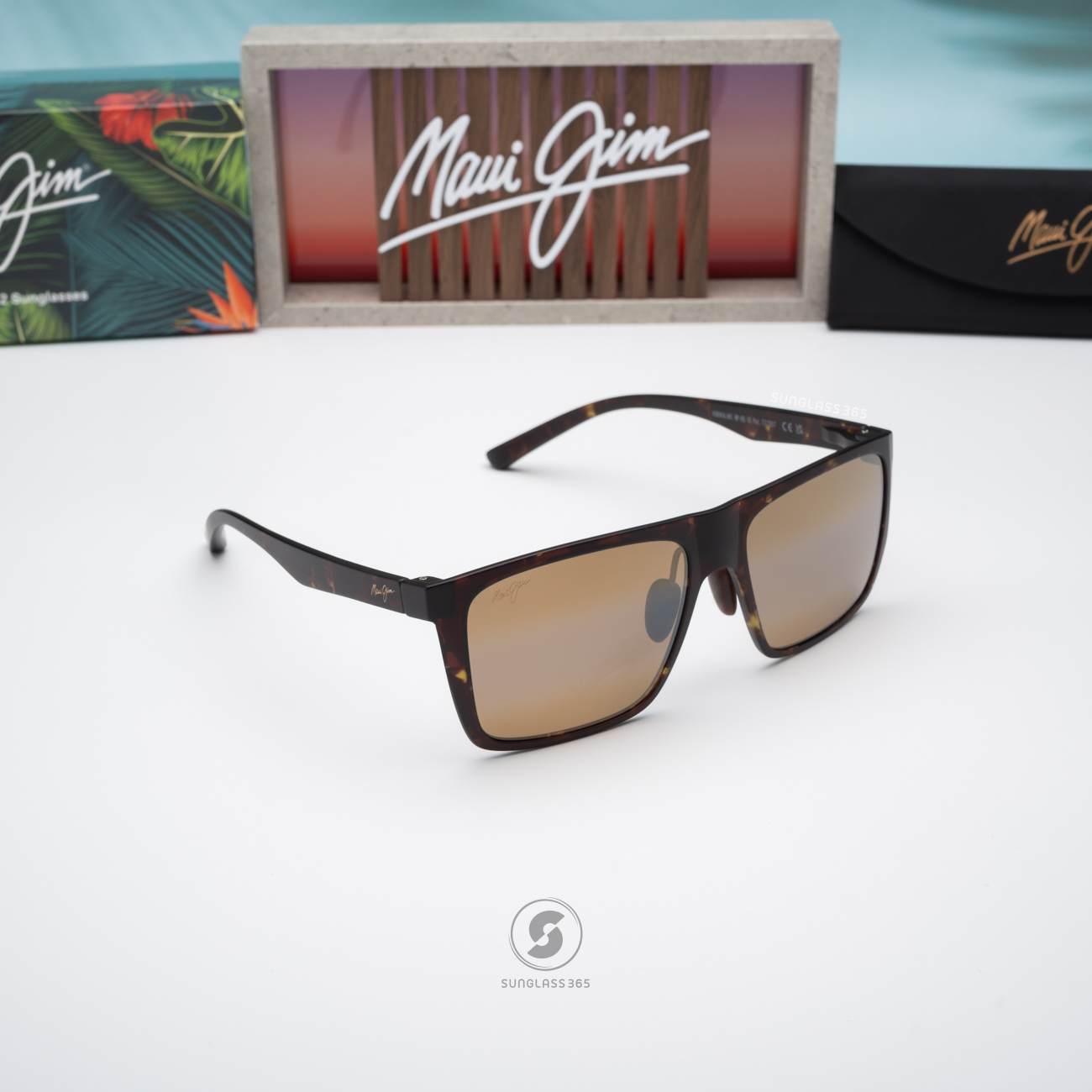 แว่นกันแดด Maui Jim HONOKALANI MJ H455 10 HCL Bronze