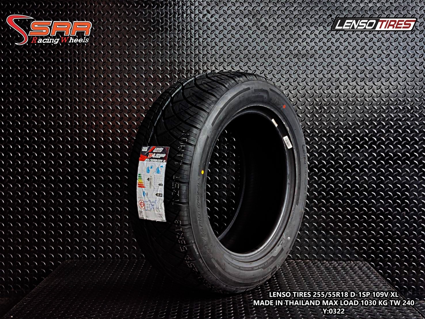 LENSO TIRES 255-55-18 D1SP ปี2022 ราคาถูก