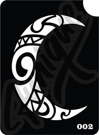 SET 7 Stencil บล็อกสติกเกอร์ รอยสักกากเพชร เพ้นท์กากเพชร กลิตเตอร์ Funique สติ๊กเกอร์ แบบลาย DIY งานประดิษฐ์