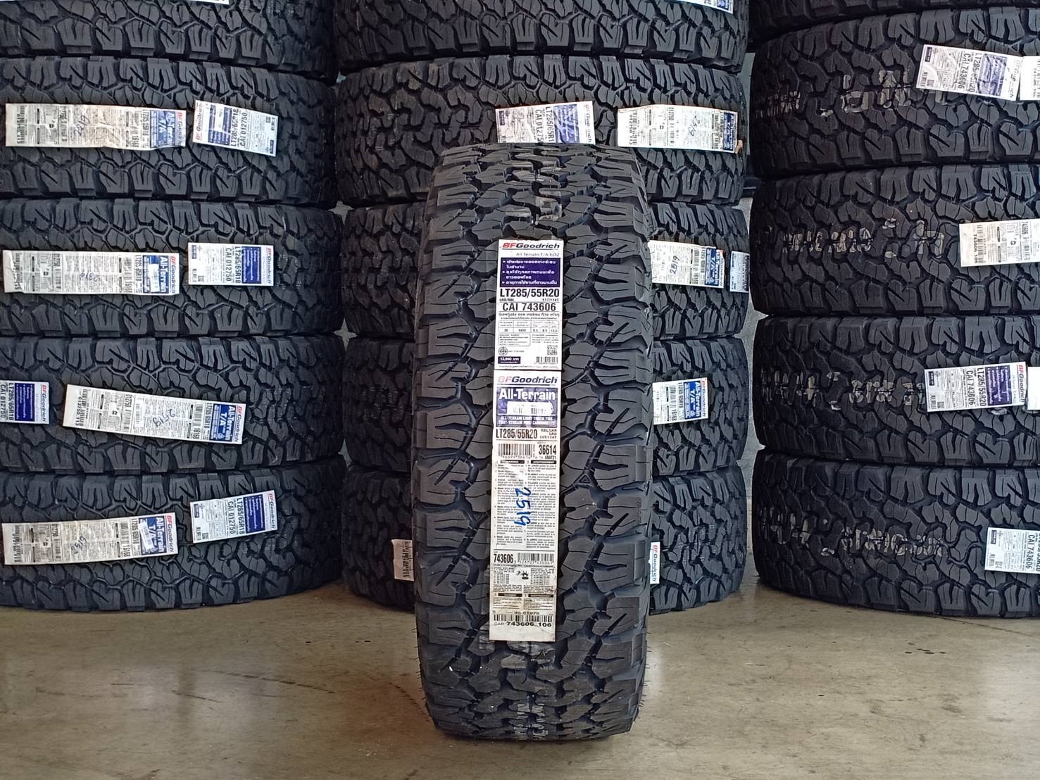 ยางเข้าใหม่ ลดราคา BF-GOODRICH KO2 285/65R18 125/122R Y19