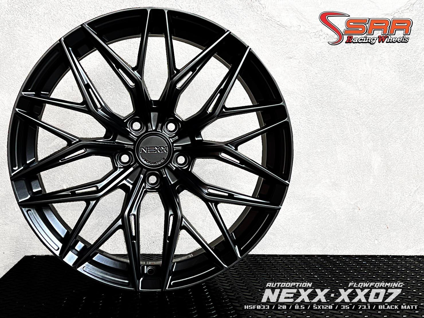 FLOWFORMING FOR BYD SEAL : NEXX-XX07 20x8.5 5H120 35 73.1 BLACK MATT (สีดำด้าน)