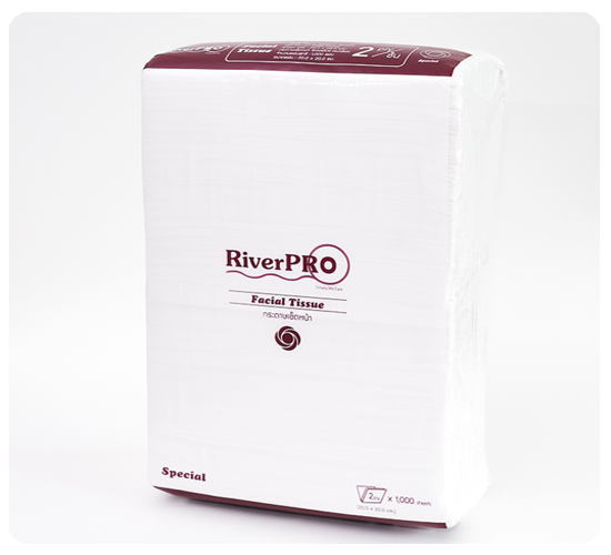 กระดาษเช็ดหน้า RiverPro Refill 20x20cm