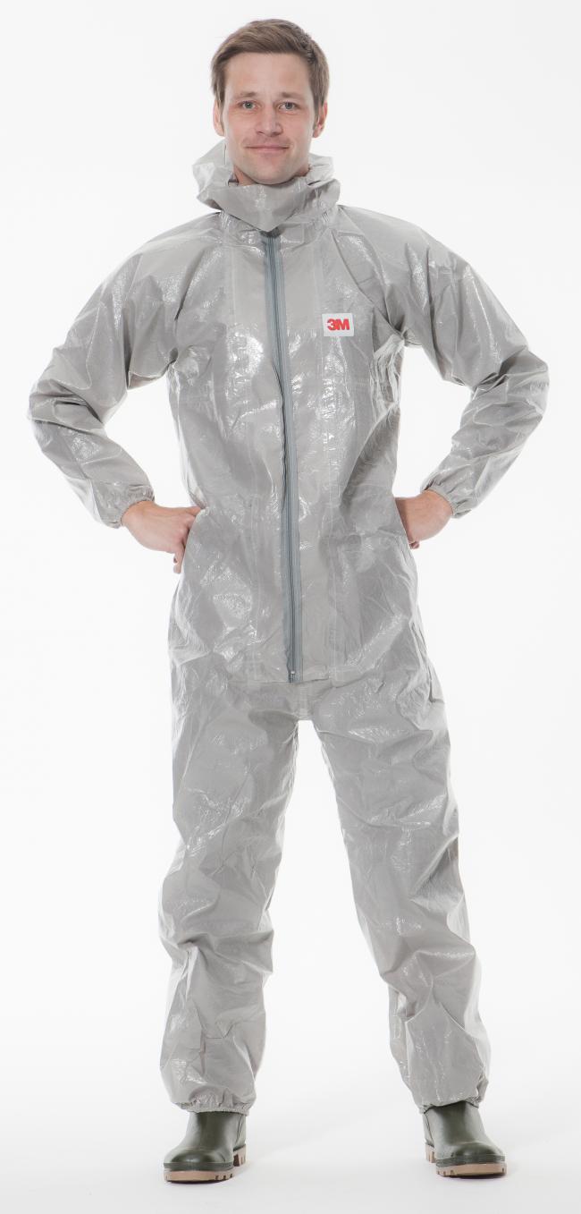 3 M 4570 COVERALL GREY TYPE 3/4/5/6 ชุดป้องกันสารเคมี 1 ชุด